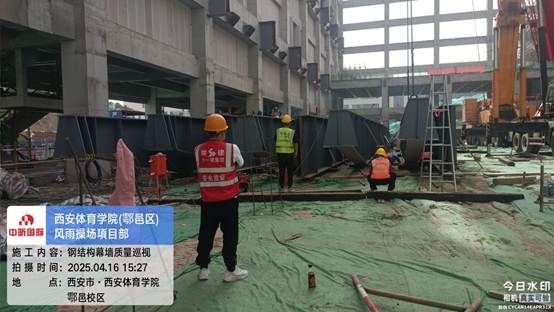 人们在街道上 AI 生成的内容可能不正确。